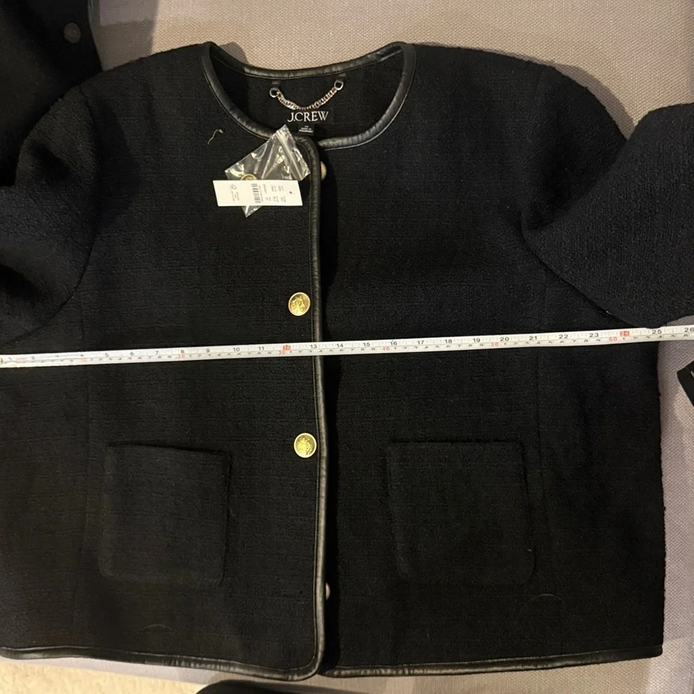 J. Crew Black Blazer with Gold Buttons